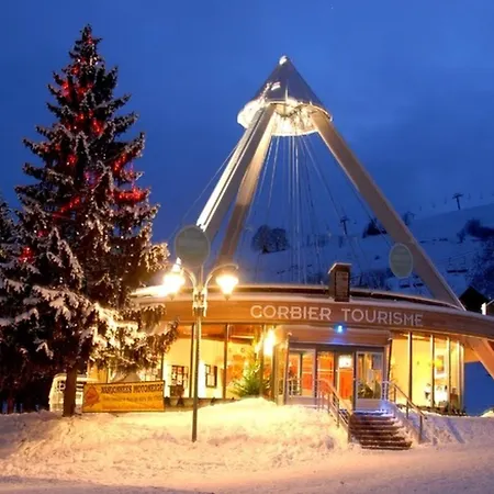 Skis Aux Pieds, Balcon Sud Et Wifi, 4 Pers, Le Corbier *