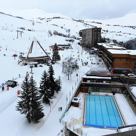 Skis Aux Pieds, Balcon Sud Et Wifi, 4 Pers, Le Corbier